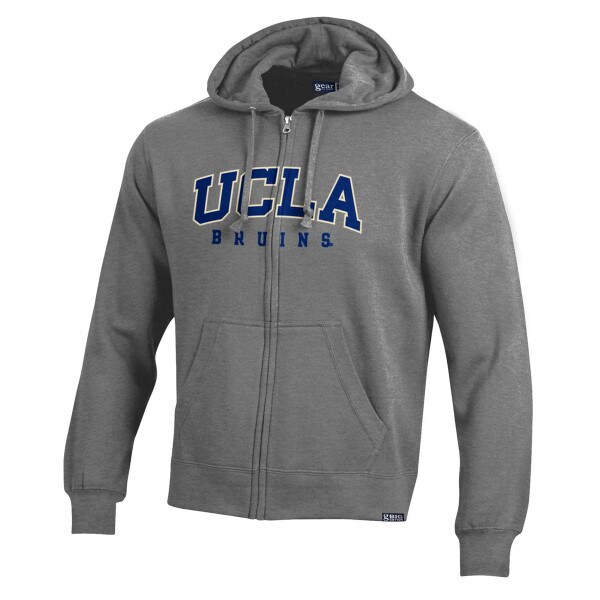 UCLA Block and Bruins Full Zip Hooded Sweatshirt
