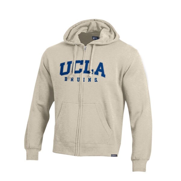 UCLA Block and Bruins Full Zip Hooded Sweatshirt