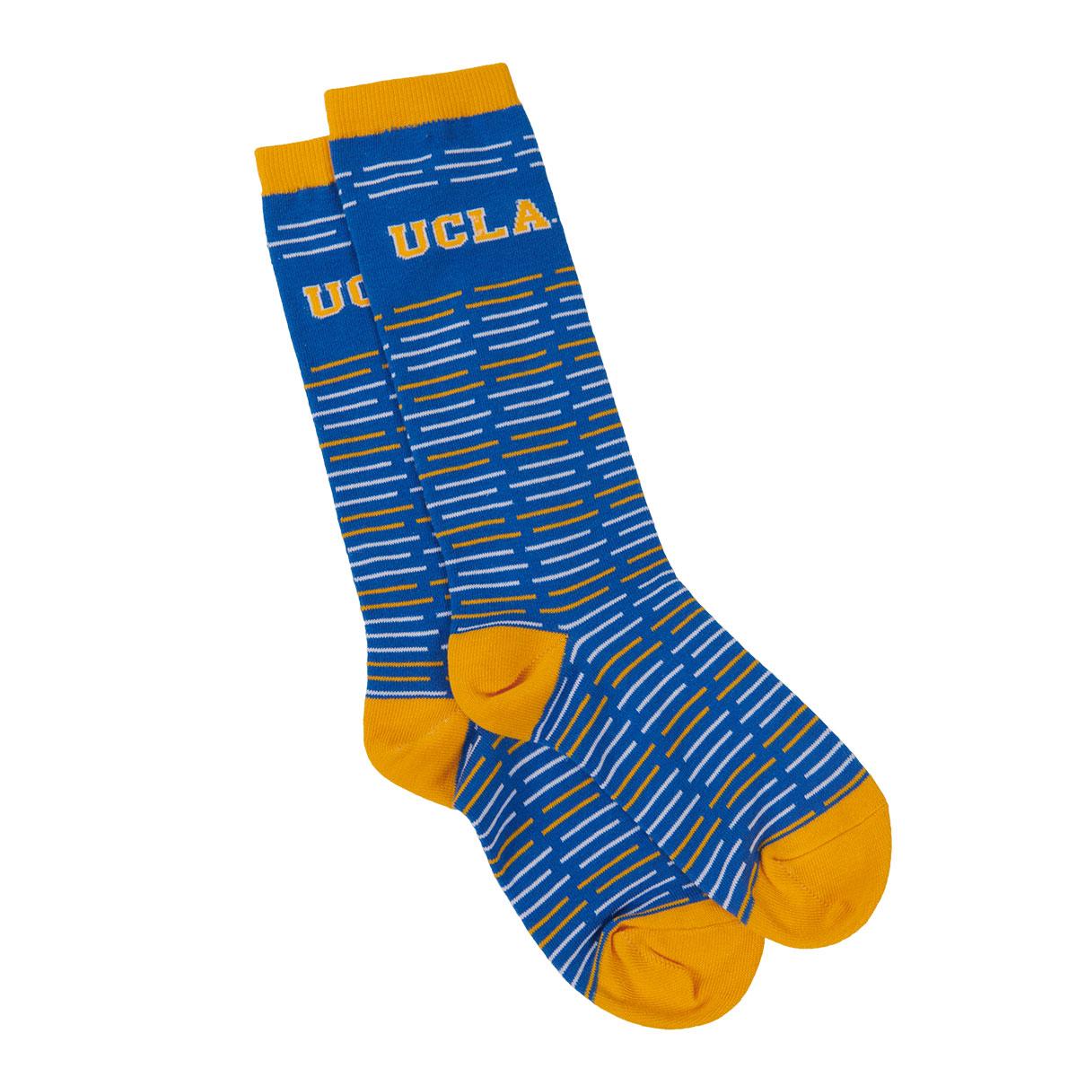 UCLA Block Stripe Socks