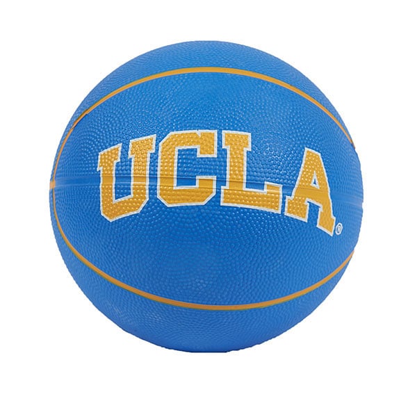 UCLA Block Mini Rubber Basketball