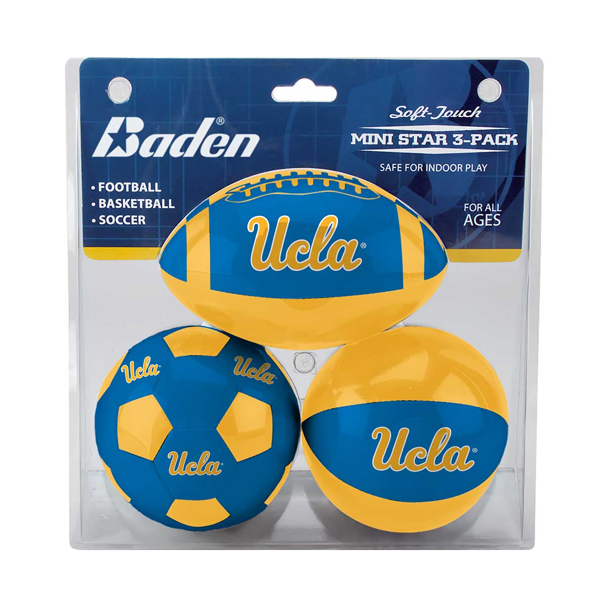 UCLA Mini 3-Pack Ball Set