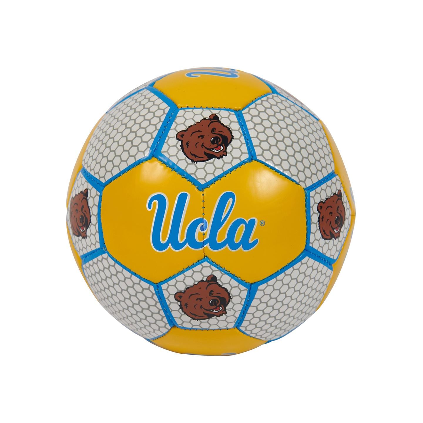 UCLA Multicolored Script Soccer Ball